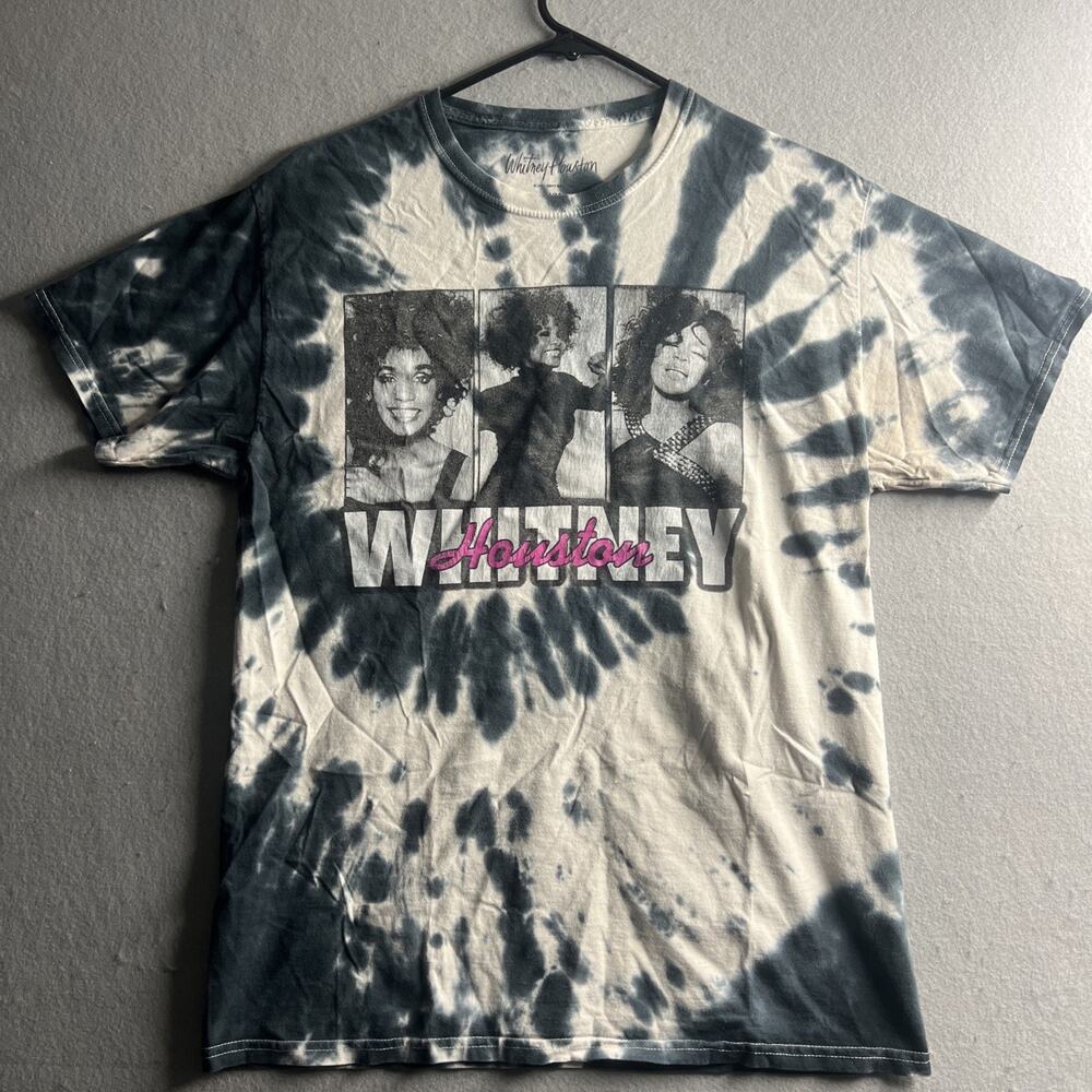 Whitney Houston Graphic Tye Dye TShirt Women’s Sz Medium Popstar Icon 90’s Vibe